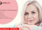 What are the signs and symptoms of menopause?