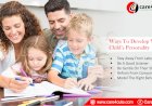 Tips On Personality Development For Kids