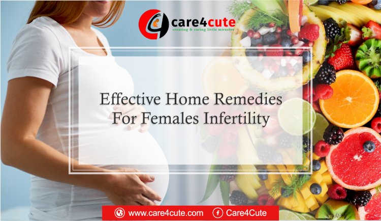 Effective Home Remedies To Fight Against Females Infertility