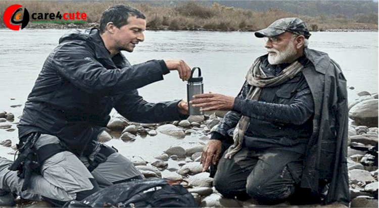 PM Modi with Bear Grylls in 'Man Vs Wild' 