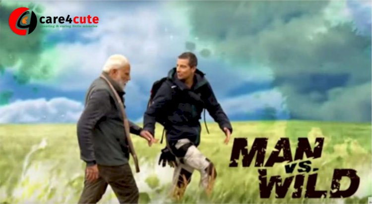 PM Narendra Modi with Bear Grylls in 'Man Vs Wild' 