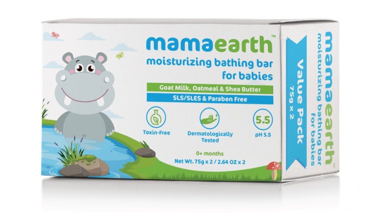 Mamaearth Moisturizing Baby Bathing Soap 